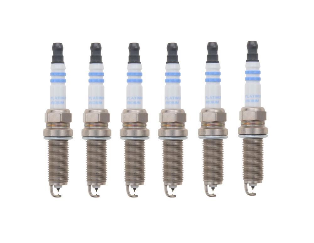 Bosch OE Fine Wire Set 6 Double Iridium Spark Plugs For Volvo Lexus Toyota L6 V6