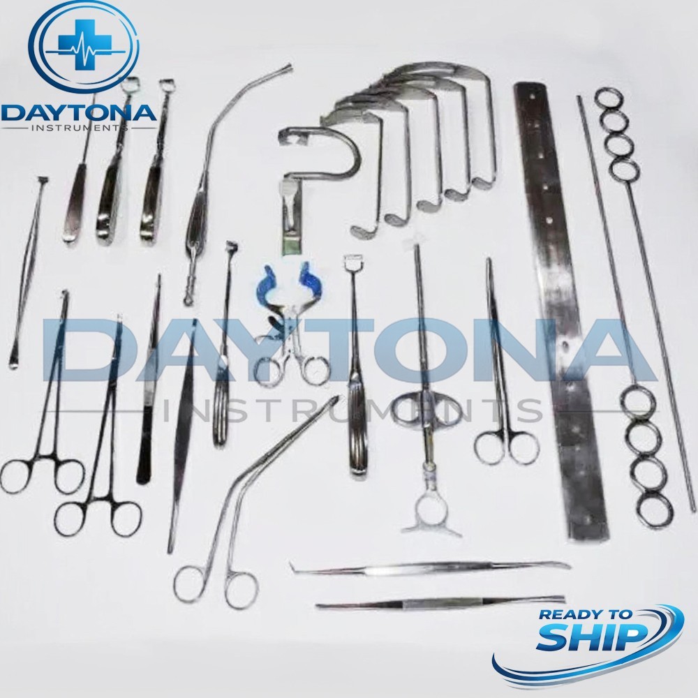 Tonsillectomy & Adenoidectomy 26 Pcs ENT Instruments Set German High Quality