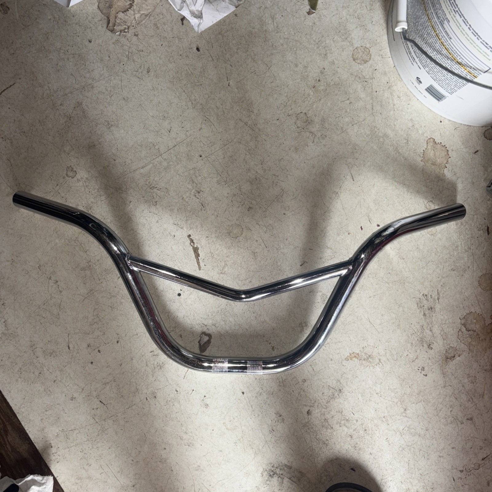 Vintage Redline V-Bars Stamped Chrome Old School BMX 1980 1981 Original Vintage Redline V-Bars Stamped Chrome Old School BMX 1980 1981 Original