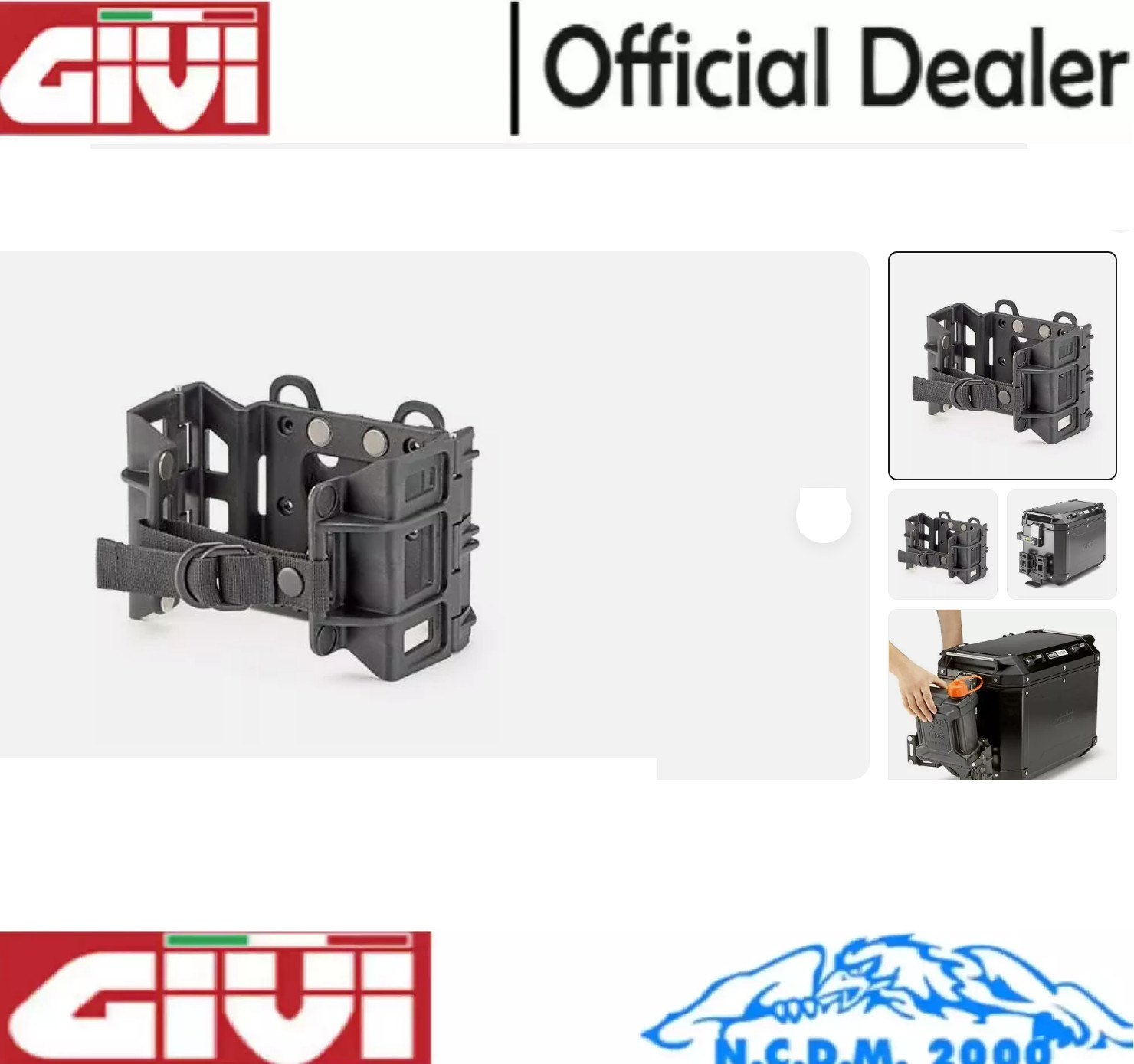 GIVI E205 Support For Mounting The Tank TAN01 On Outback Luggage, Dolomites