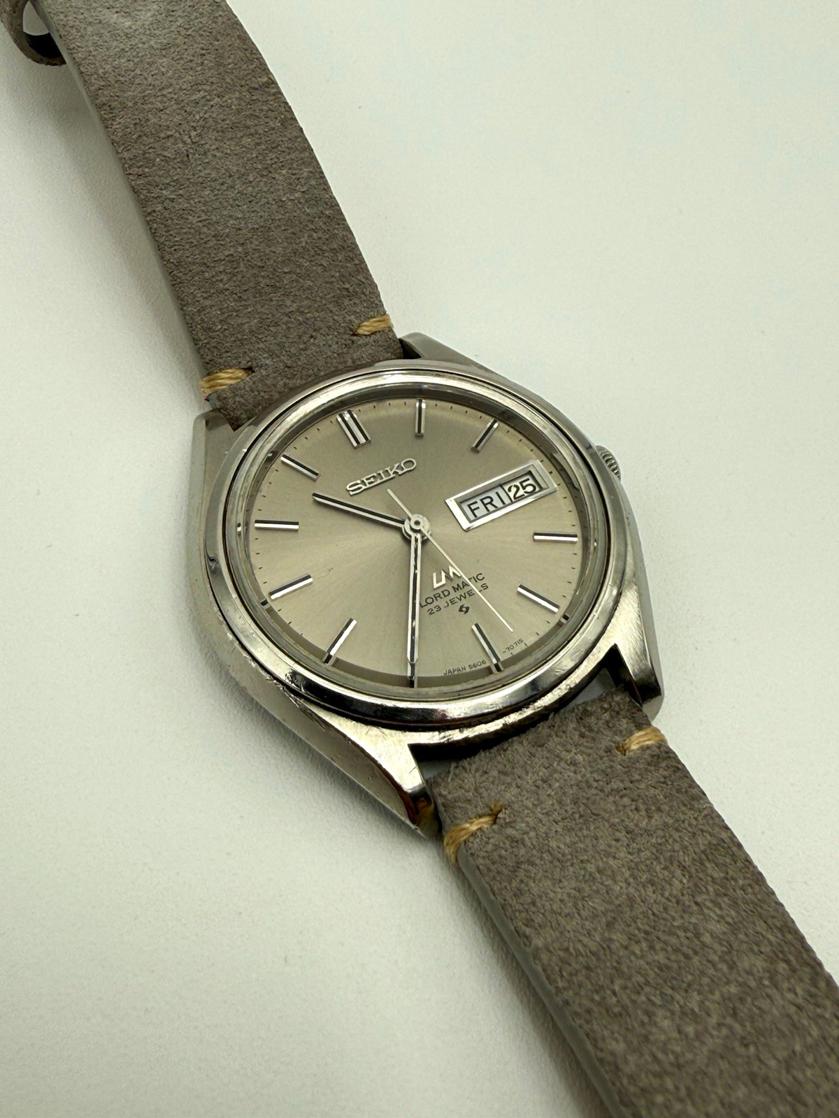 Rare Vintage 1971 JDM SEIKO LordMatic 23J Automatic 5606-7070- Serviced