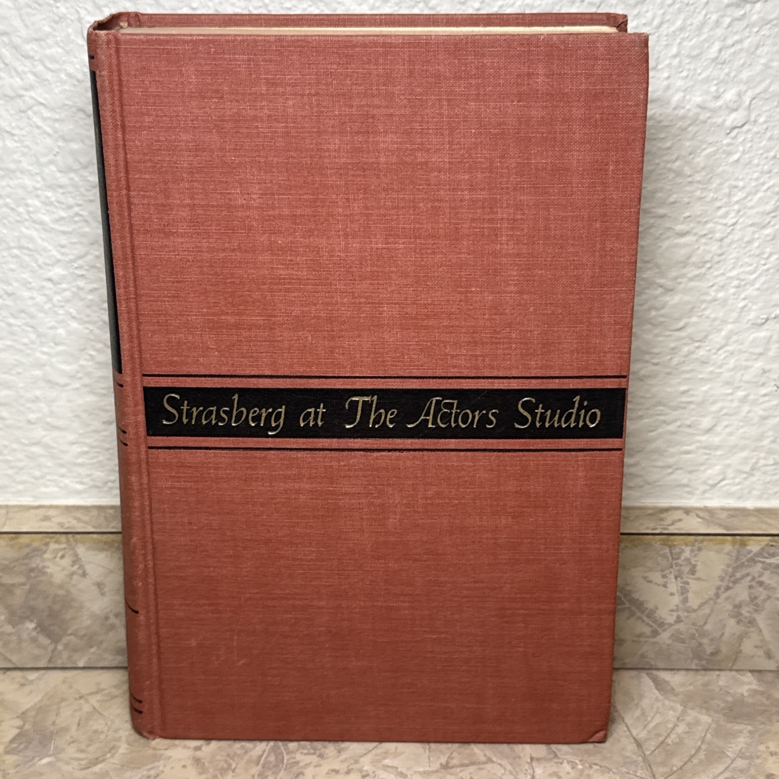 1965 First Ed Strasberg at Actors Studio Tape Sessions Viking Press Hardcover