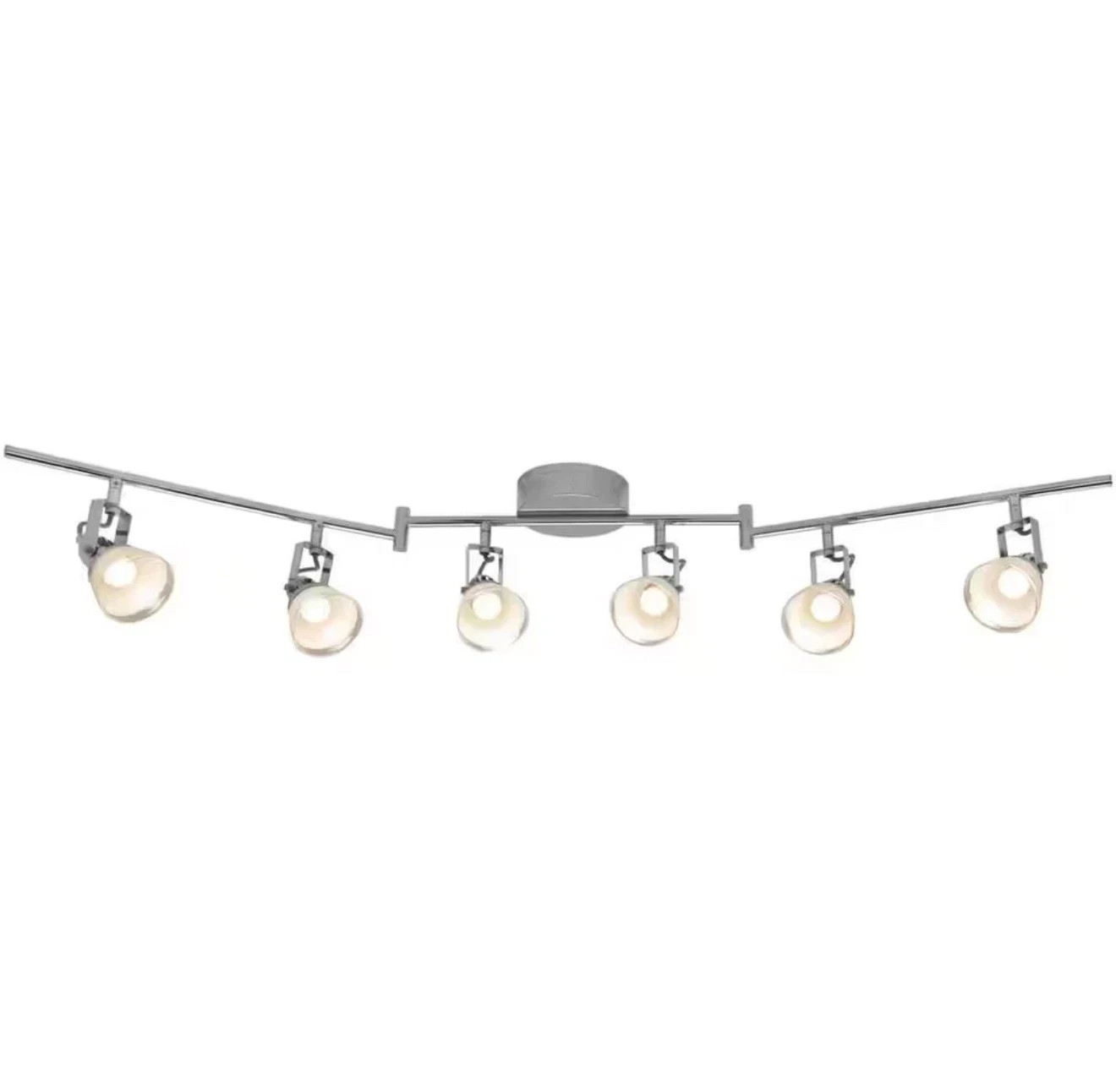 Hampton Bay 6-Light 4 ft. Chrome Integrated LED Track Lighting Kit New Hampton Bay 6-Light 4 ft. Chrome Integrated LED Track Lighting Kit New
