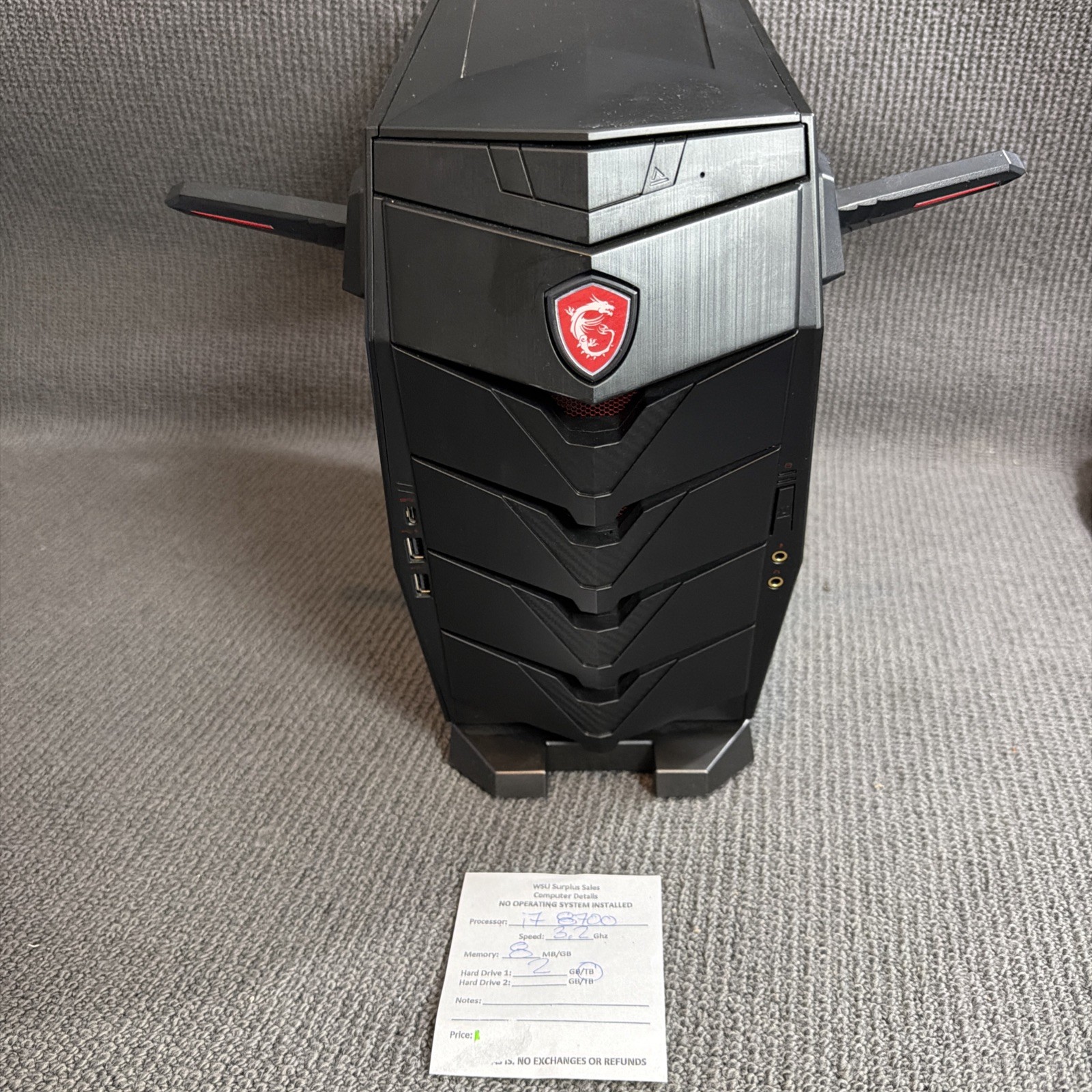 MSI Aegis 3 Plus B907 Gaming Intel Core i7 8700 MSI Aegis 3 Plus B907 Gaming Intel Core i7 8700