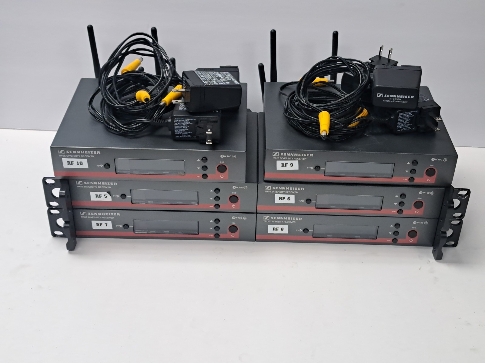 Sennheiser EM 100 G3 A Range 516 558 MHz Wireless Receiver with PSU Antennas