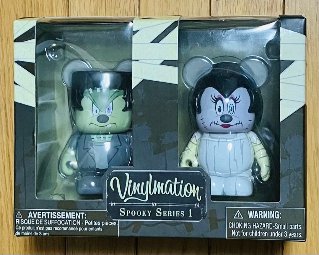 Disney Mickey & Minnie Vinylmation Figure set Spooky Series 1(2pcs) Disney