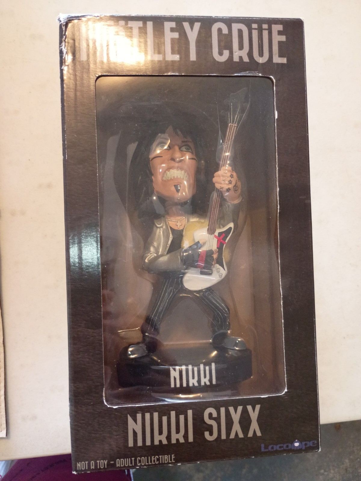 Motley Crue bobblehead Nikki Sixx