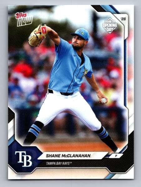2026 Shane McClanahan Topps Now Road to Opening Day #OD-39 Tampa Bay Rays NM 2026 Shane McClanahan Topps Now Road to Opening Day #OD-39 Tampa Bay Rays NM