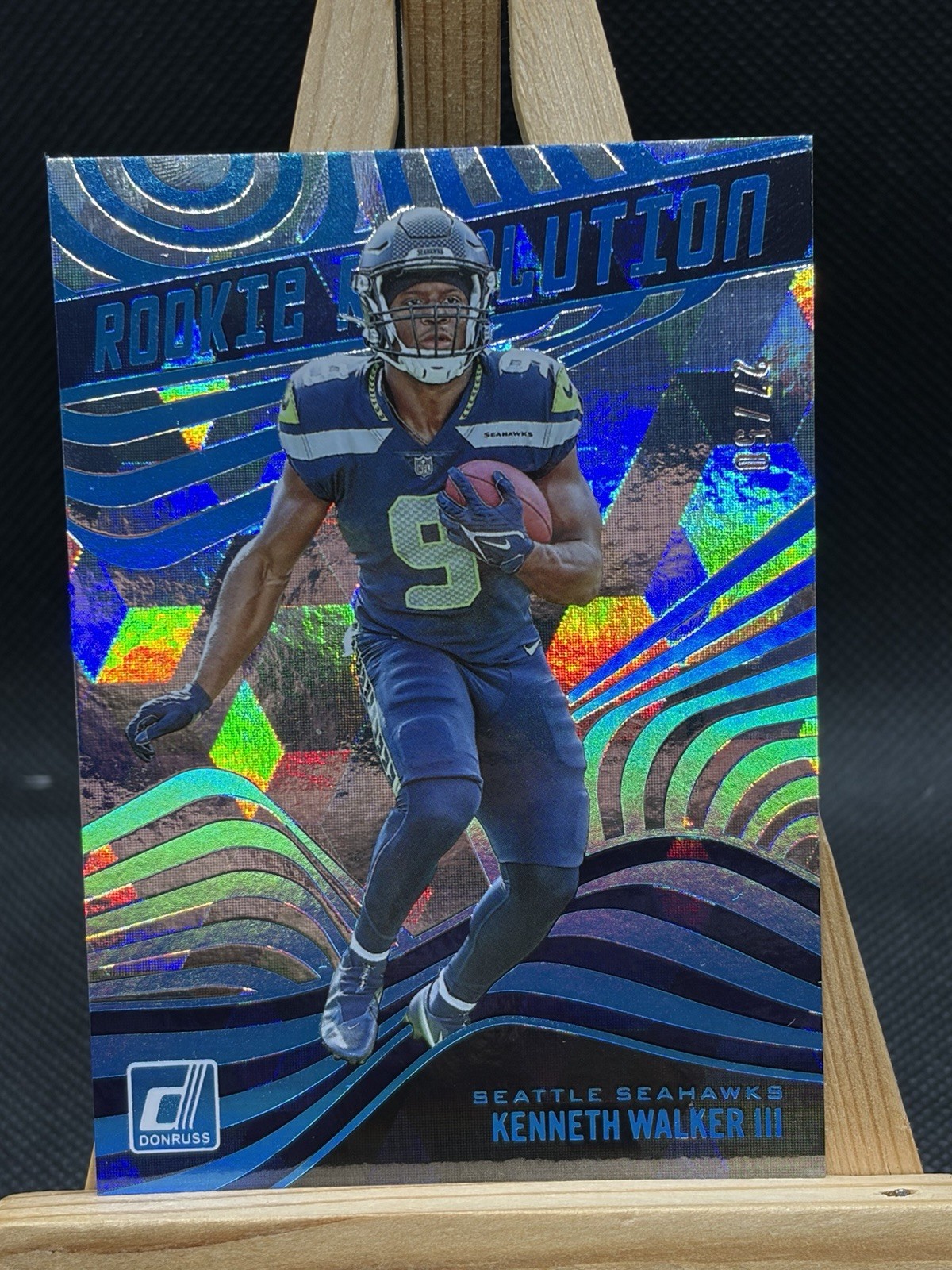 2022 Panini Donruss Rookie Revolution Cubic /50 Kenneth Walker III RC 16vm 2022 Panini Donruss Rookie Revolution Cubic /50 Kenneth Walker III RC 16vm