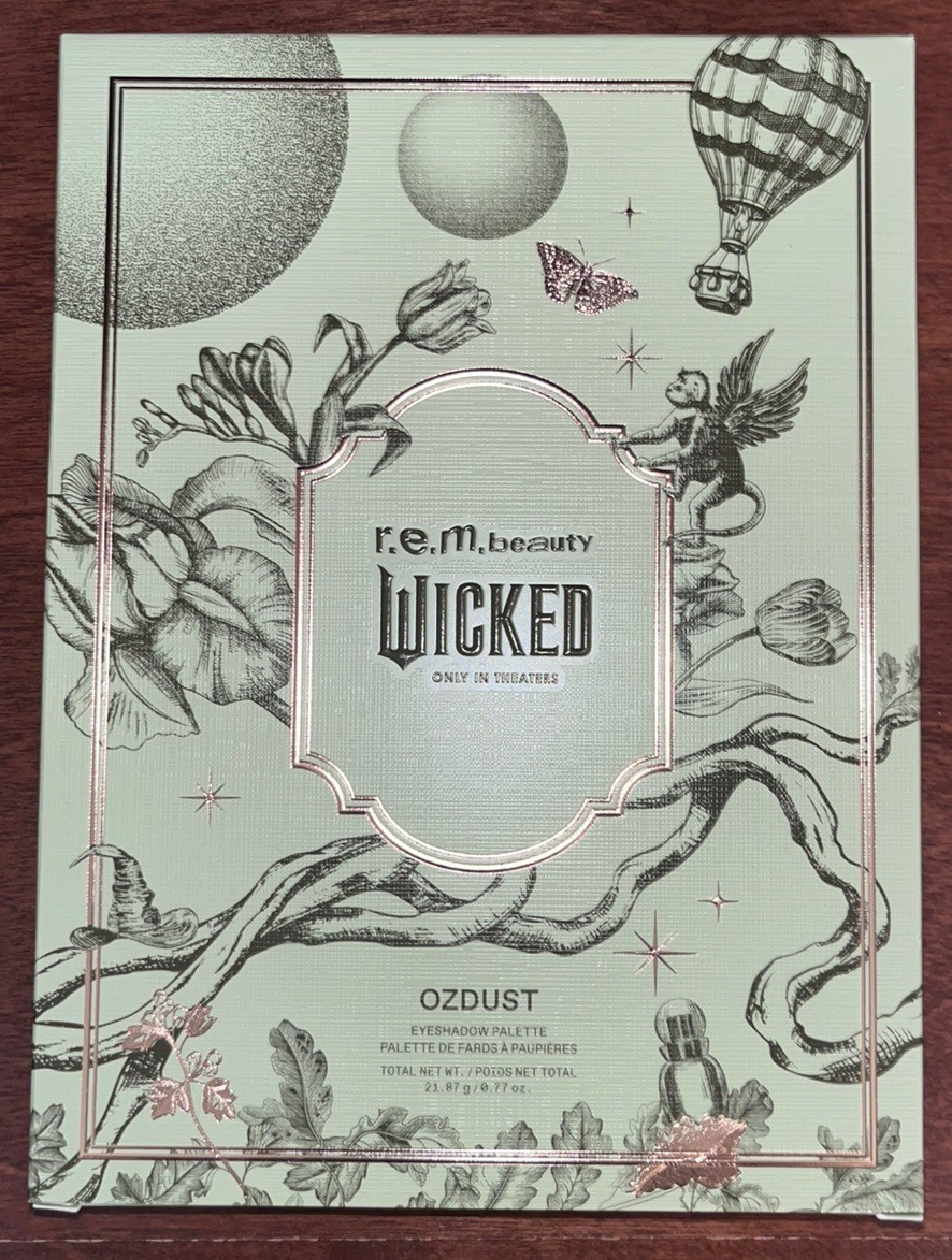 REM r.e.m Beauty x Wicked Ozdust Eyeshadow Palette Glinda Elphaba NEW REM r.e.m Beauty x Wicked Ozdust Eyeshadow Palette Glinda Elphaba NEW