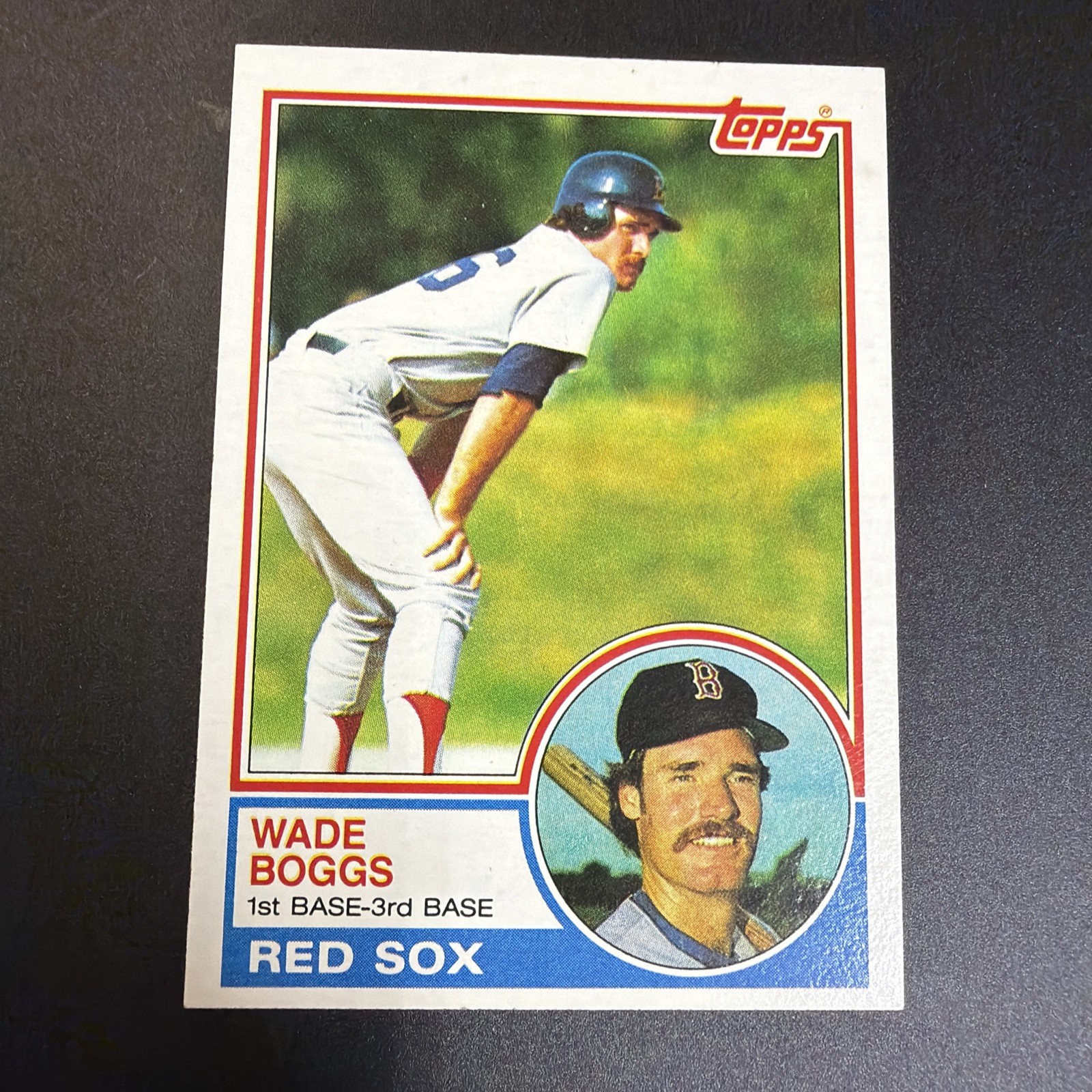 1983 Topps - Wade Boggs #498 (RC) Nice Shape 1983 Topps - Wade Boggs #498 (RC) Nice Shape