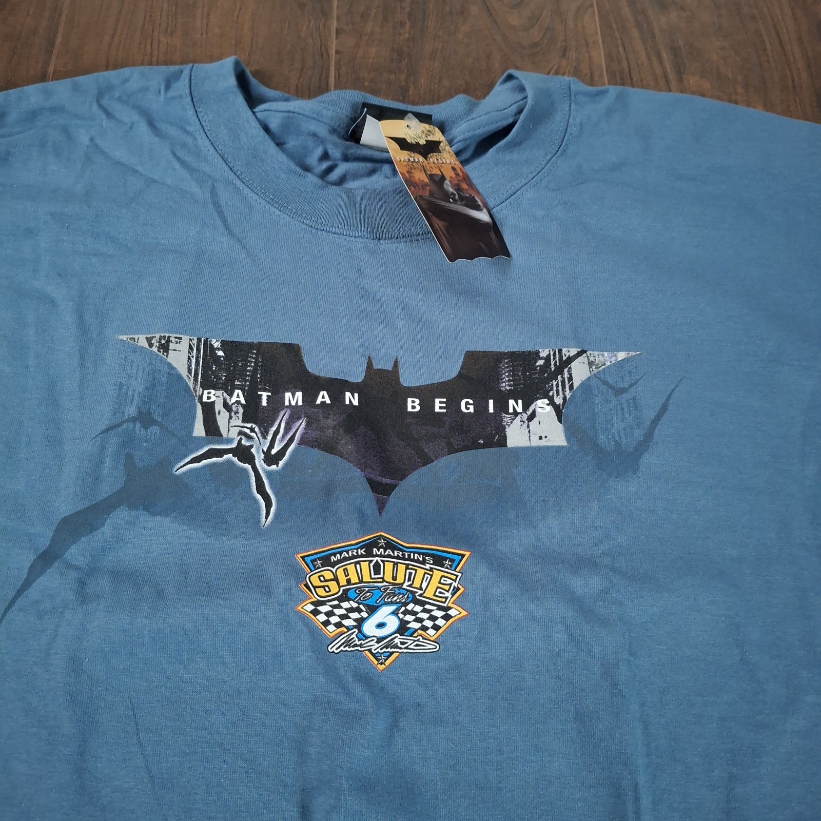 Vintage 2005 Batman Begins Mens 2XL - NWT - Ford Taurus Trained & Ready