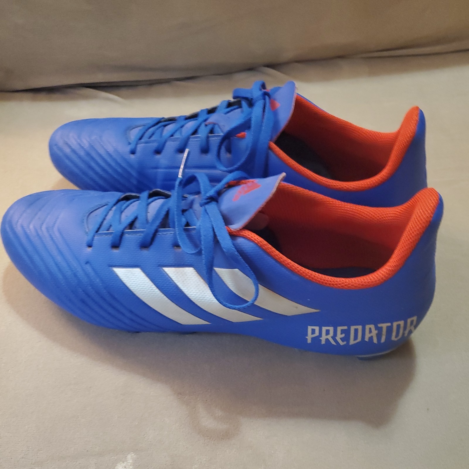 Adidas Predator Soccer Futbol Cleats Blue/Silver Men\'s US 13 Medium (D)