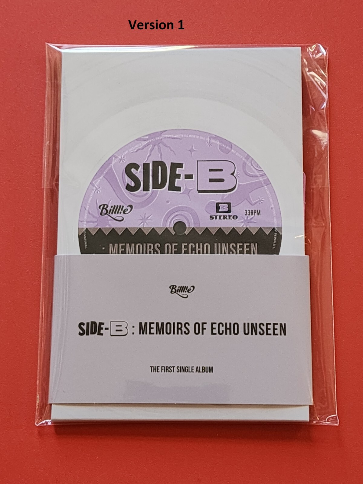 SEALED BILLLIE SIDE-B: MEMOIRS OF ECHO UNSEEN 1st Single Album POCA