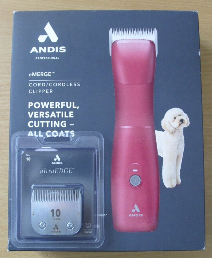Andis Professional eMERGE Corded Cordless Clipper Kit For Dogs Open Box Unused Andis Professional eMERGE Corded Cordless Clipper Kit For Dogs Open Box Unused