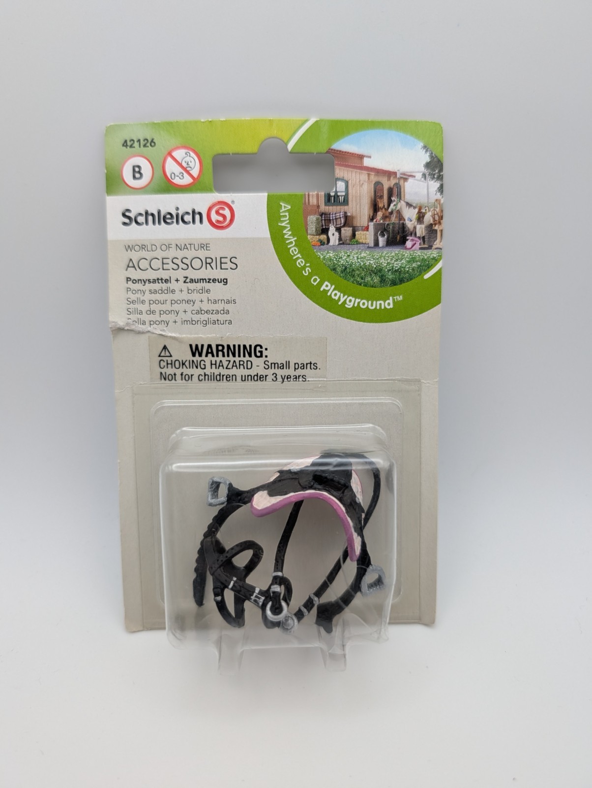 SCHLEICH 42126 Accessories -  Horse     Pony  Saddle & Bridle NEW