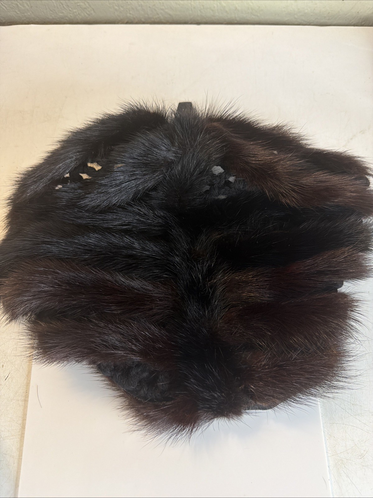 Vintage 1950s-60s Deborah Exclusive Brown Mink Fur Tail Hat Vintage 1950s-60s Deborah Exclusive Brown Mink Fur Tail Hat