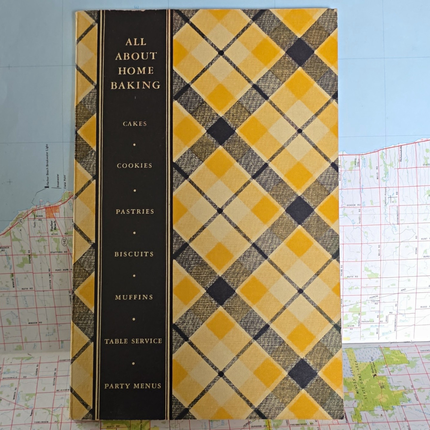 Vintage All About Home Baking  Cookbook in English 