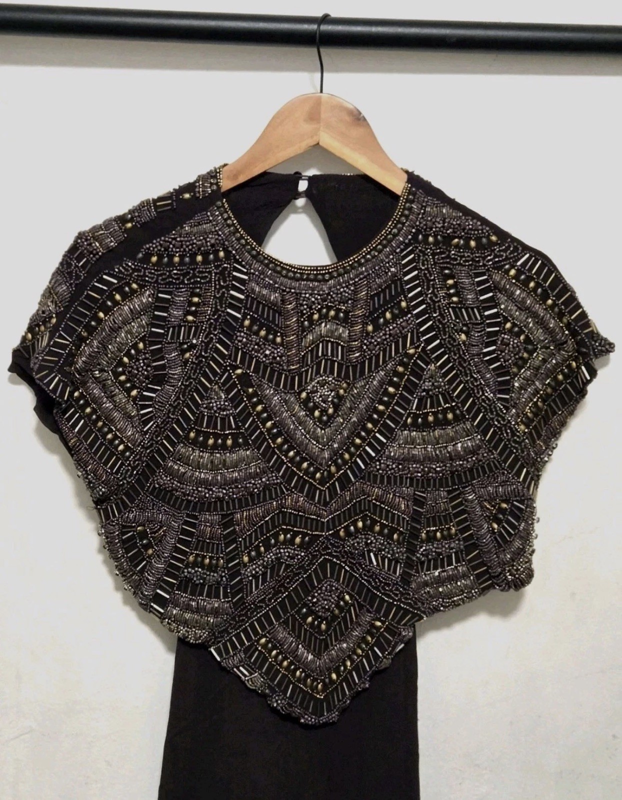 Zara LIMITED EDITION EMBROIDERED TOP DRESS, SIZE M