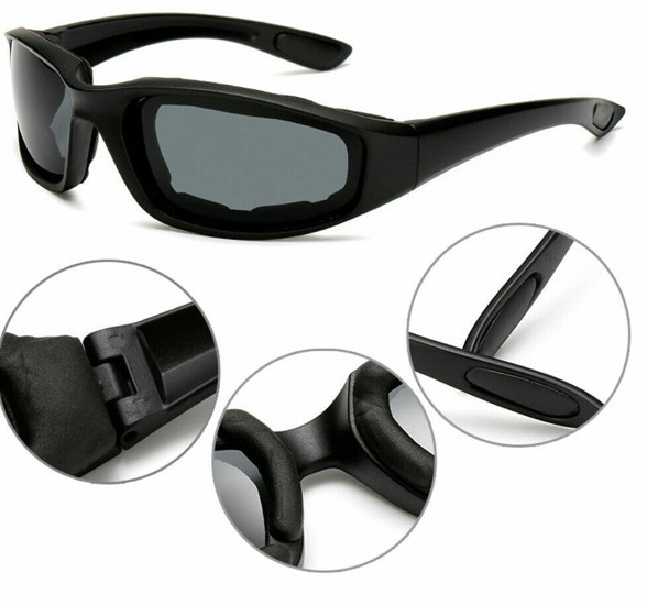 3 pairs Motorcycle Sports Biker Riding Glasses Wind Resistant Eye Protection Spo