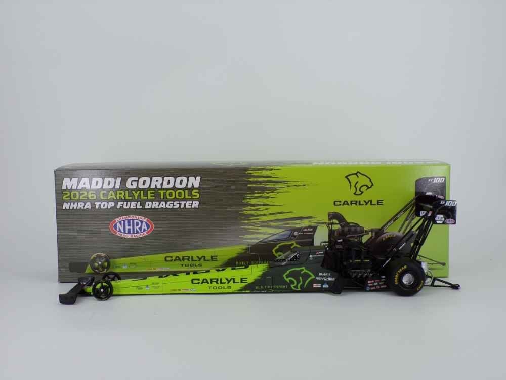 Maddi Gordon Autoworld 2026 NHRA Carlyle Tools Top Fuel Dragster 1/24