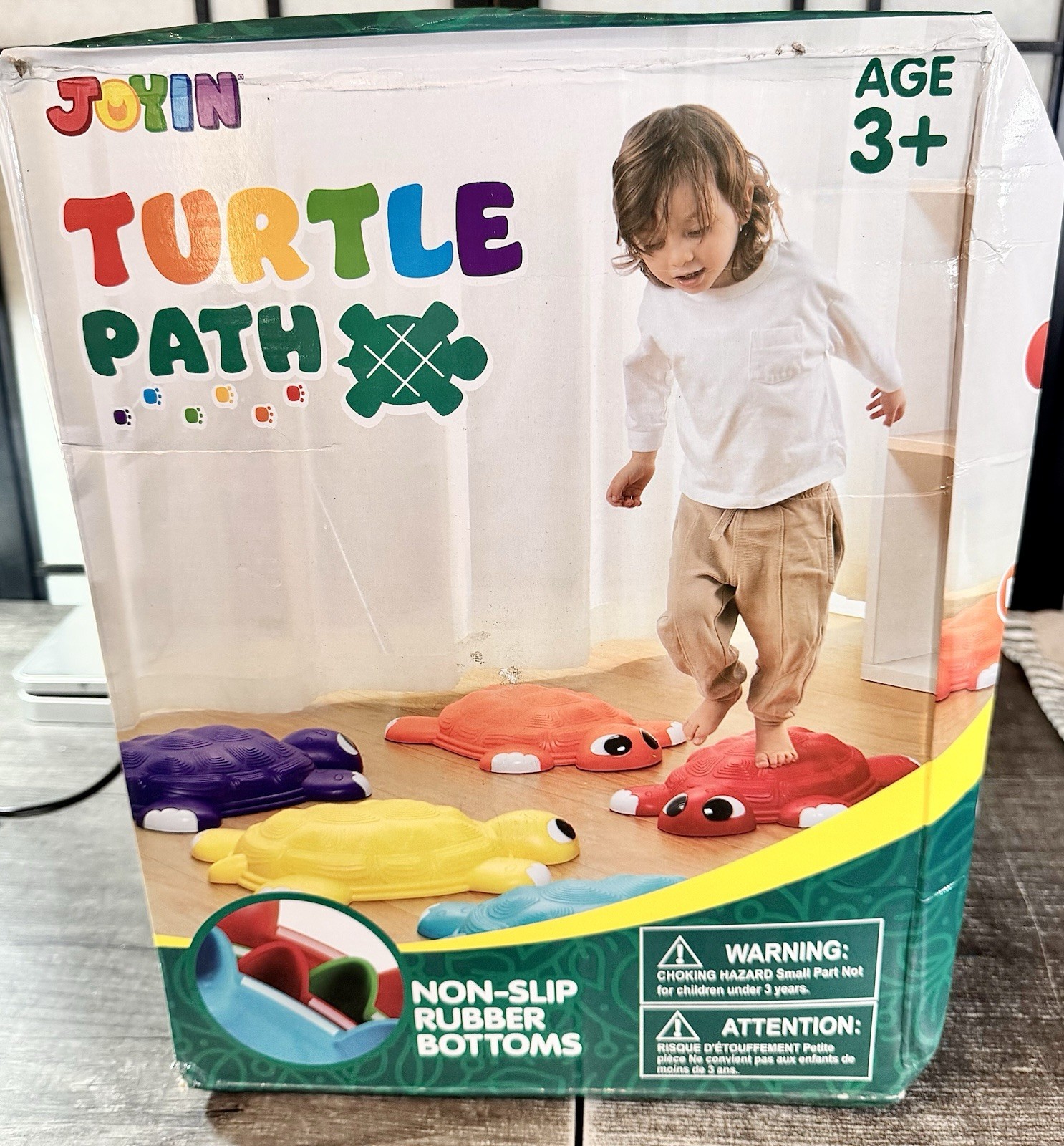 JOYIN Turtle Balance Stepping Stones, 6 Pcs Kids Jumping Stones multi 