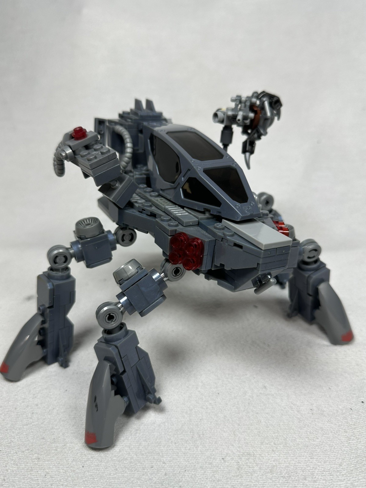 M-1 Mega Bloks Halo Quad Walker 97263 No Figures Partial Build Missing Parts
