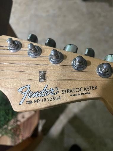 used fender stratocaster made in mexico