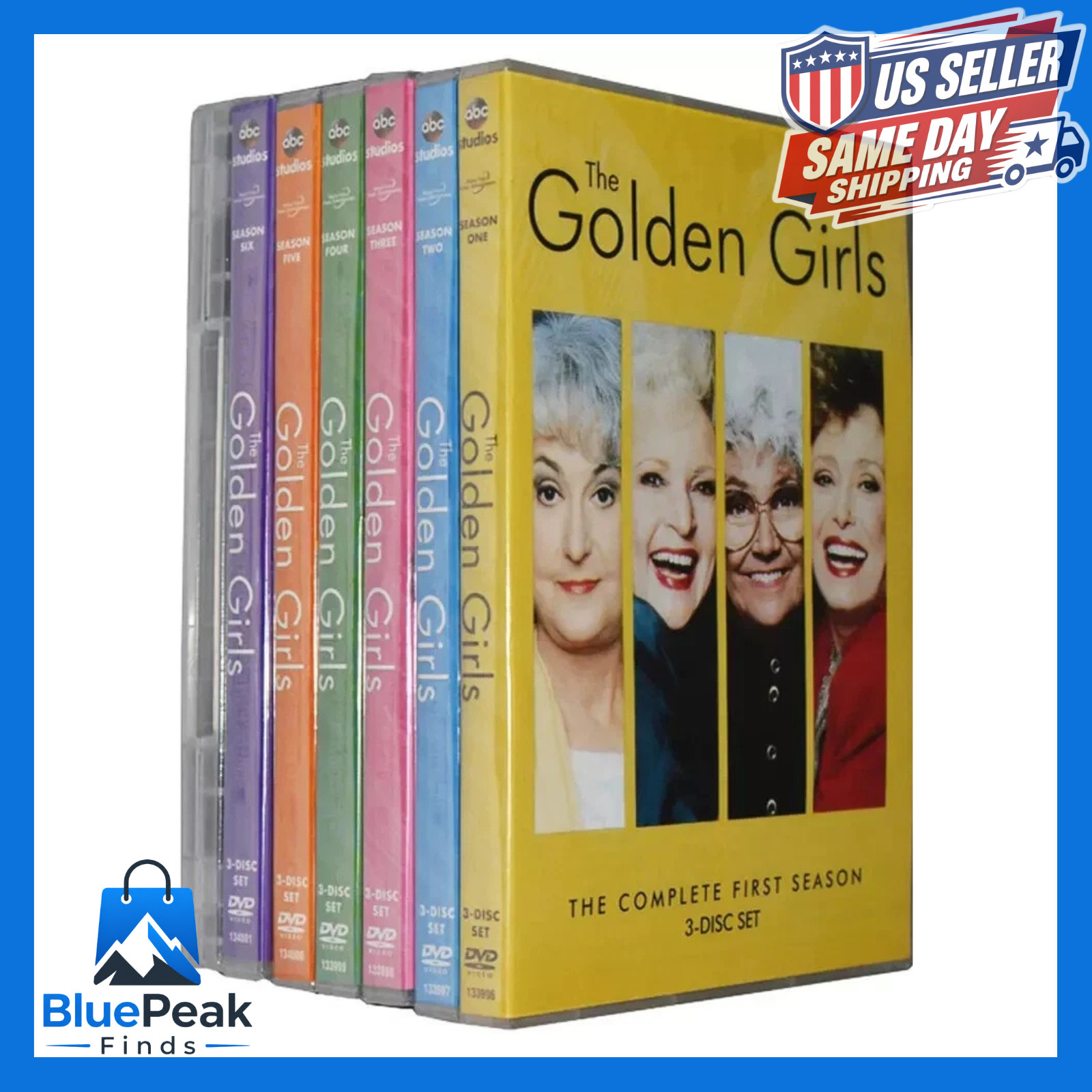 The Golden Girls Complete Series DVDs Season 1-7 (21 Disc) Brand New