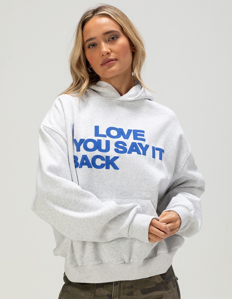 Lonely Ghost Ways To Say I Love You Womens Hoodie Graphic Pullover Sweatshirt