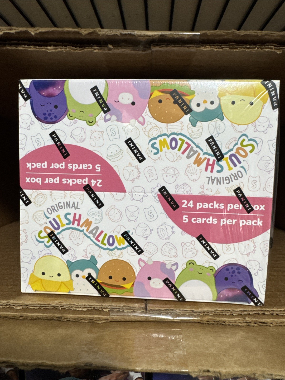 Panini Squishmallows Trading Card Retail Box - Factory Sealed 2024 - 24 Packs Panini Squishmallows Trading Card Retail Box - Factory Sealed 2024 - 24 Packs