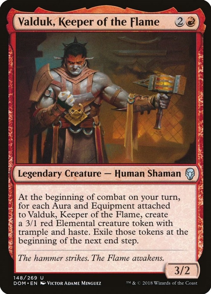 NM - Valduk, Keeper of the Flame DOM - 148