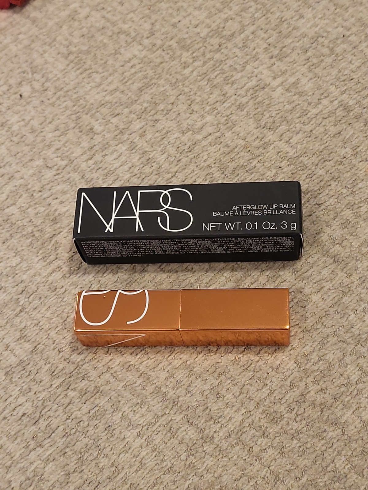 NARS Afterglow Tinted Lip Balm “TORRID” Full Size 0.1oz (3g)