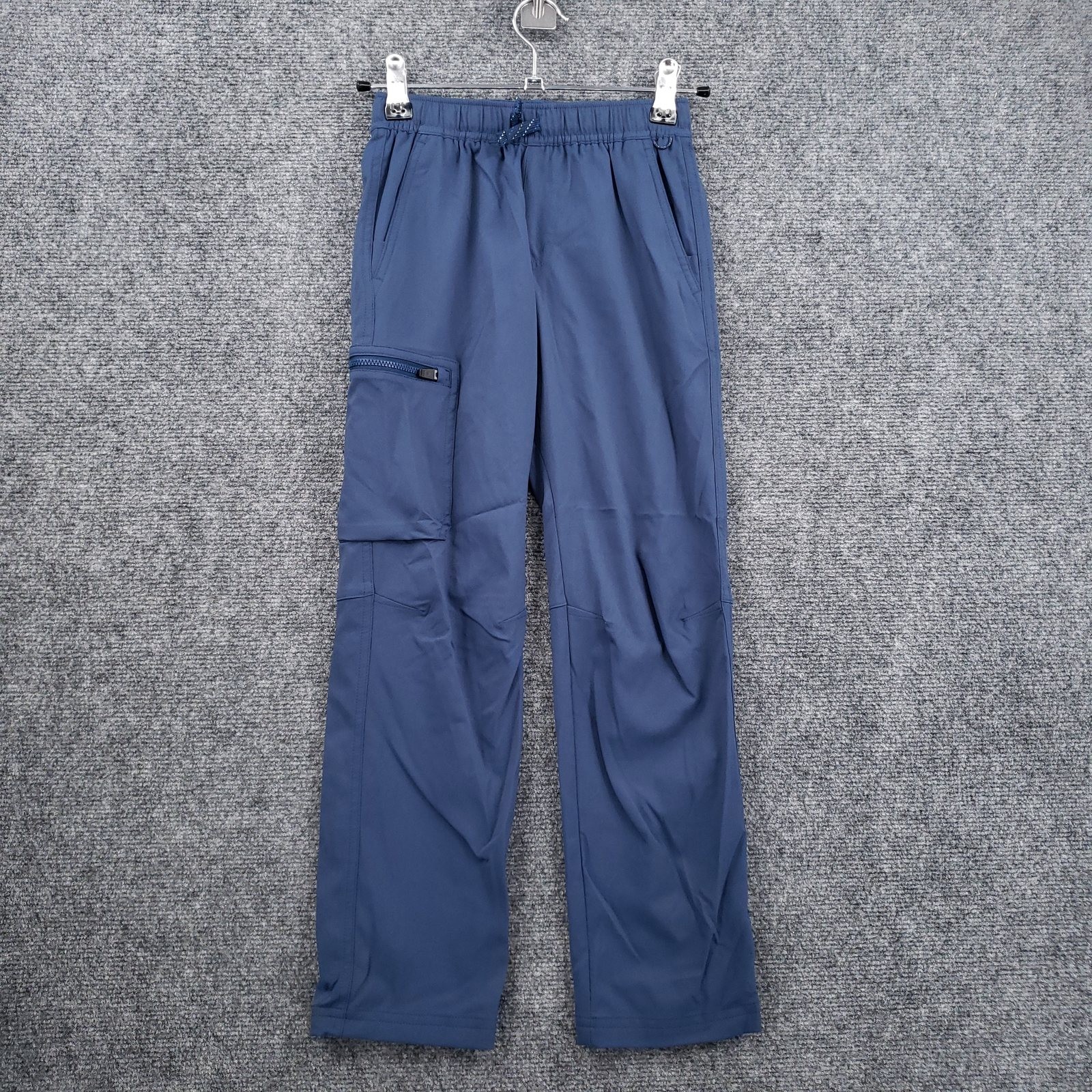 REI Co op Hiking Pants XXS Kids Blue Pull On Stretch Nylon Zip Cargo Pocket REI Co op Hiking Pants XXS Kids Blue Pull On Stretch Nylon Zip Cargo Pocket