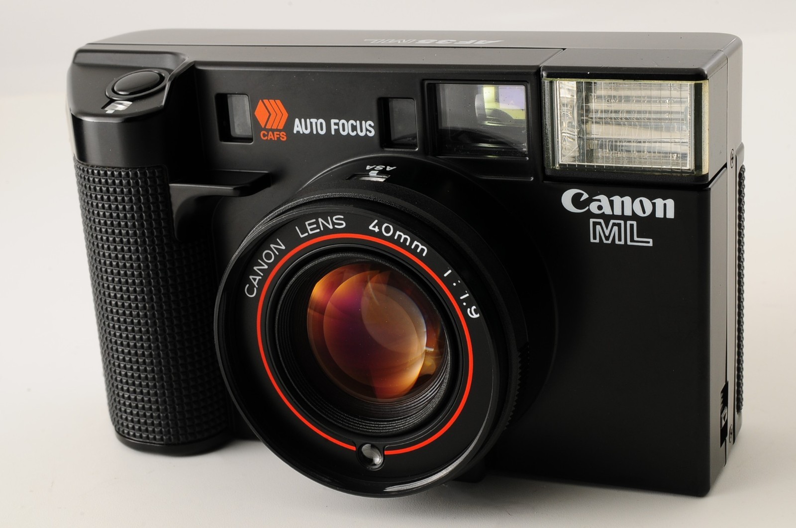 Canon AF35ML QD Black Point & Shoot [N-MINT/Tested] 35mm Film Camera From JAPAN