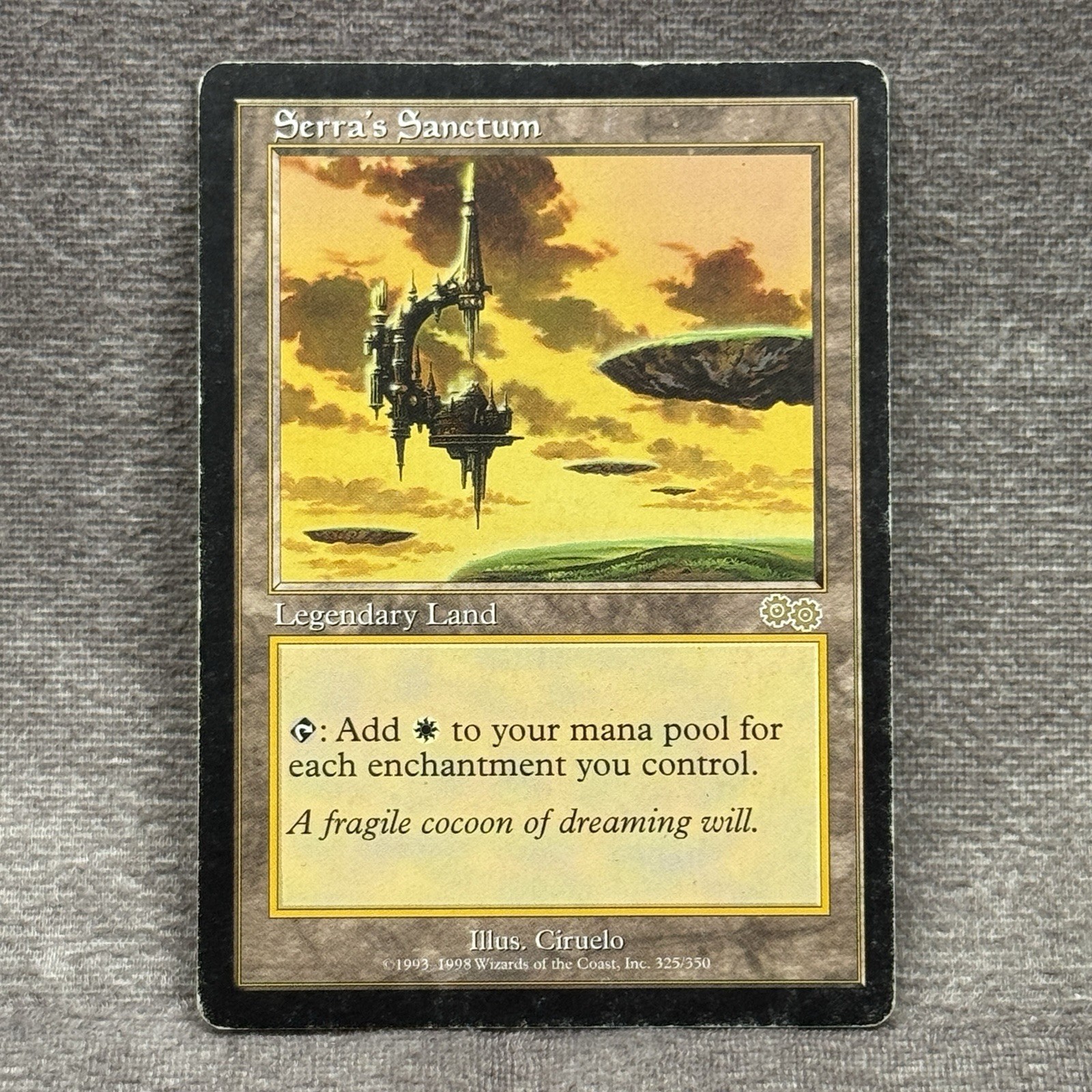 Serra\'s Sanctum Urza\'s Saga USG #325 Non-Foil HP MTG Magic Card Land Rare