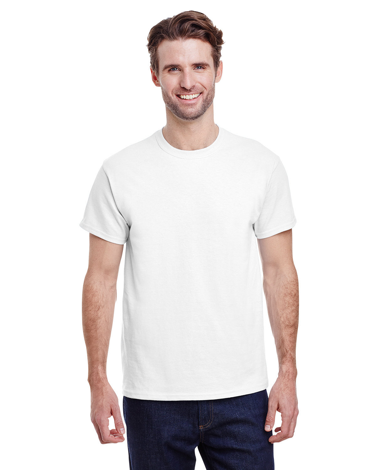 Gildan Adult Ultra Cotton Stylish T Shirt Casual Plain T-Shirt - G200