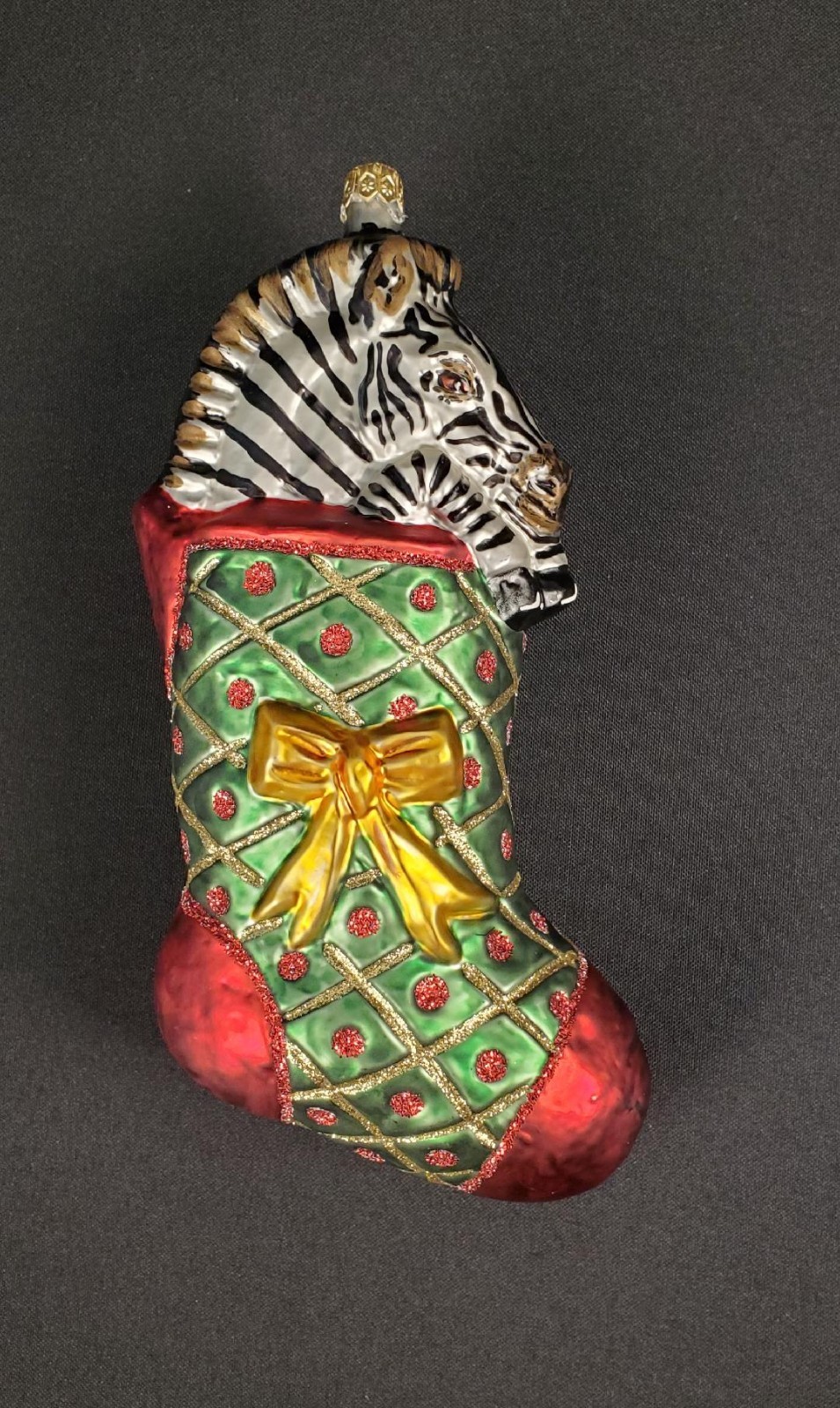 Slavic Treasures Zebra in Stocking 7.5\ Slavic Treasures Zebra in Stocking 7.5\