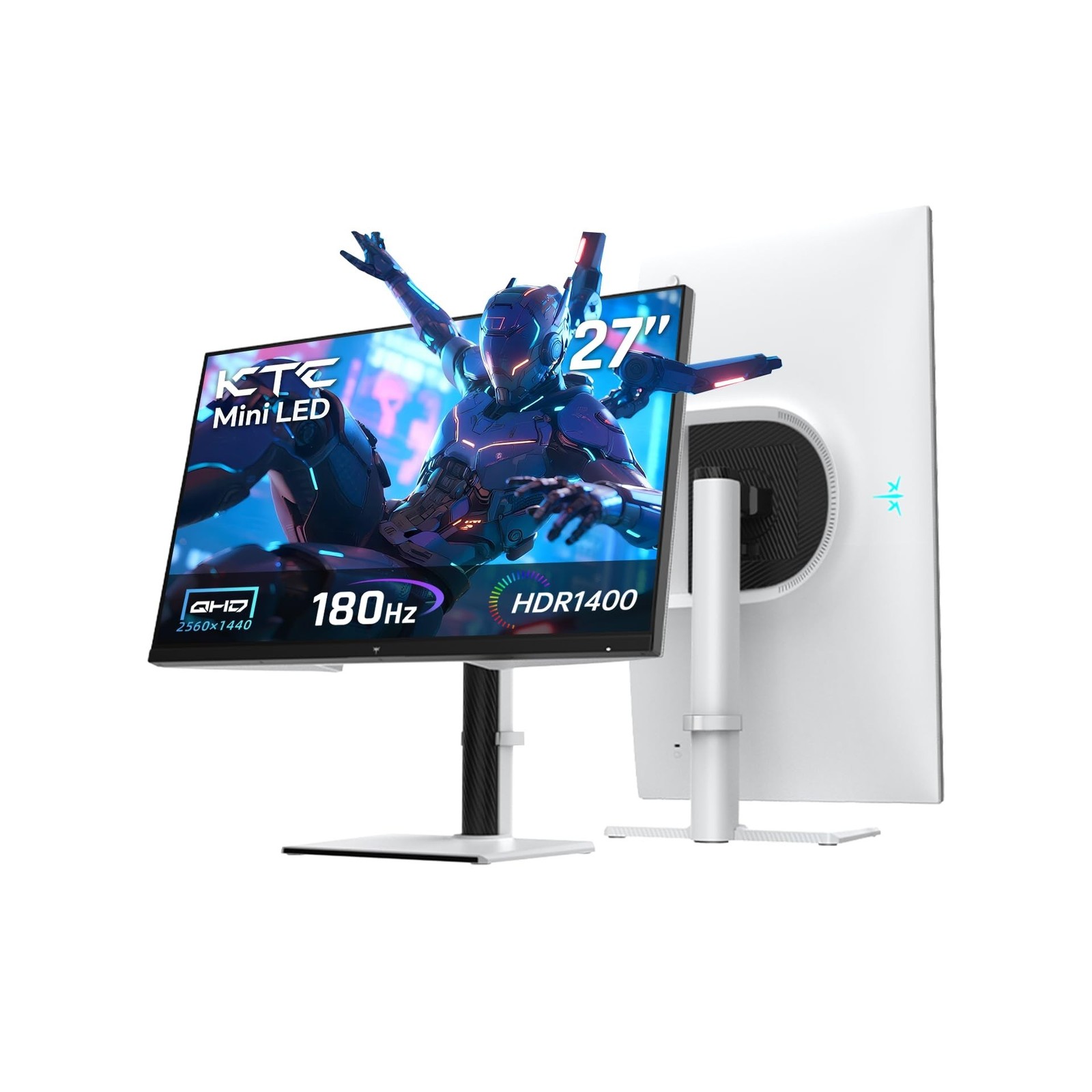 KTC QHD Mini LED Monitor 27 Inch, 1440P 180Hz Gaming PC Monitor, HDR 1400, HD... KTC QHD Mini LED Monitor 27 Inch, 1440P 180Hz Gaming PC Monitor, HDR 1400, HD...