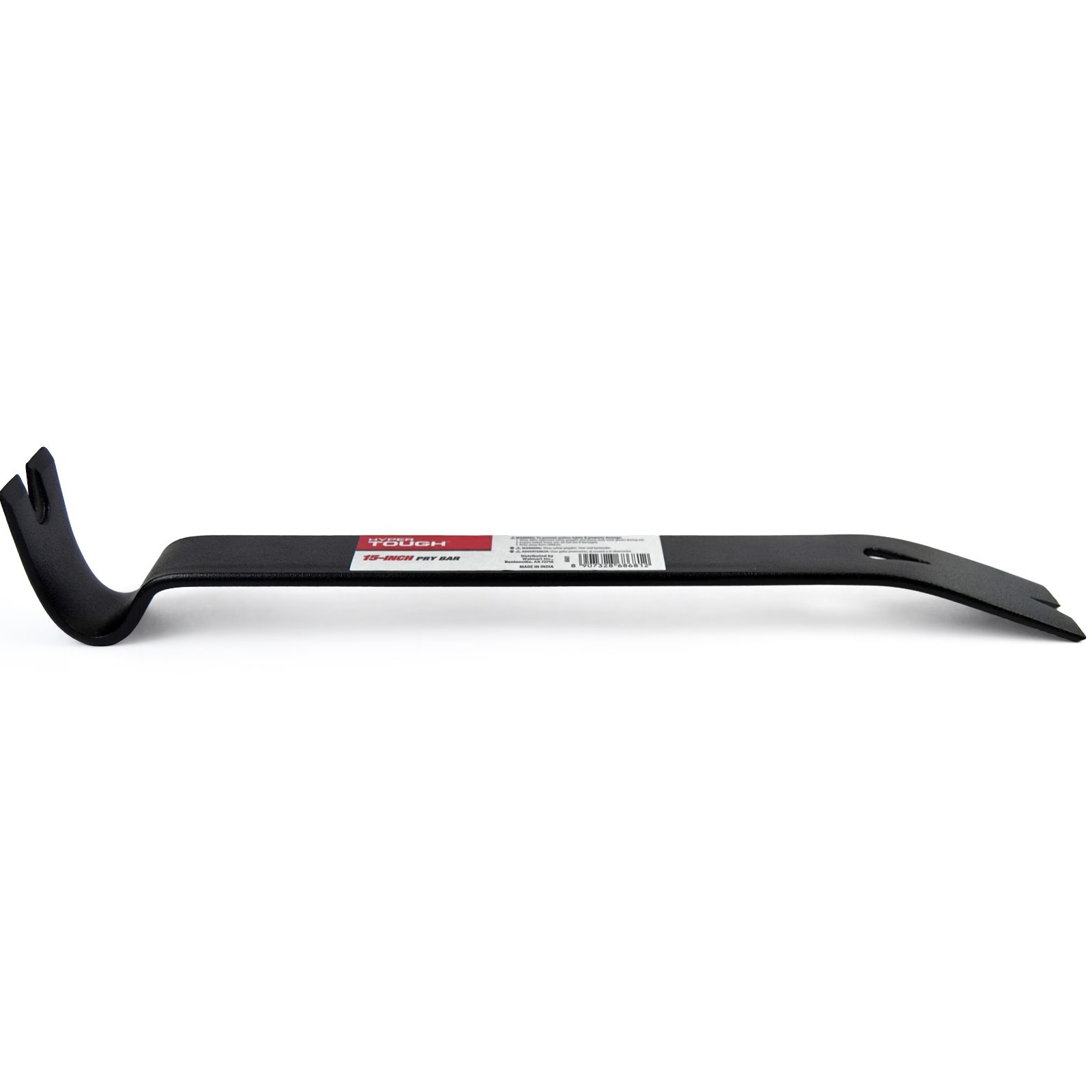 15-Inch Utility Pry Bar, Nail Puller & Crowbar, Drop Forged Heat-Treated Carbon 15-Inch Utility Pry Bar, Nail Puller & Crowbar, Drop Forged Heat-Treated Carbon