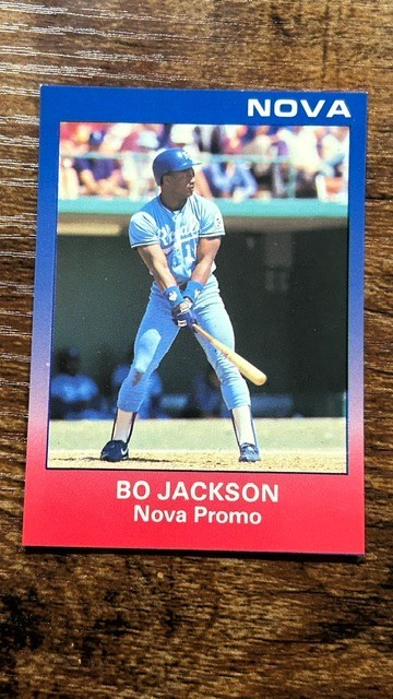RARE 1988-1989 STAR NOVA BO JACKSON PROMO CARD PRINT RUN OF ONLY 100
