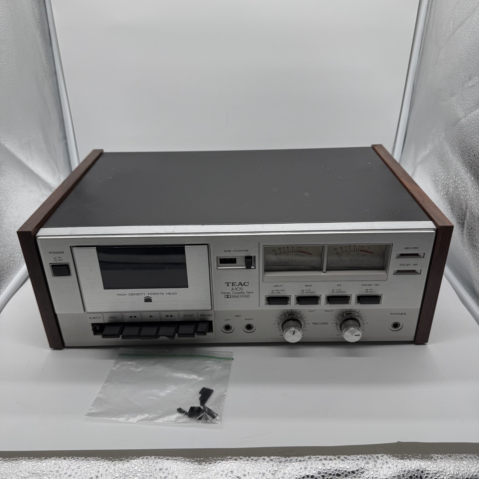 TEAC Ferrite Head Stereo Cassette Deck A-105 Japan A105 As Is Read Description TEAC Ferrite Head Stereo Cassette Deck A-105 Japan A105 As Is Read Description