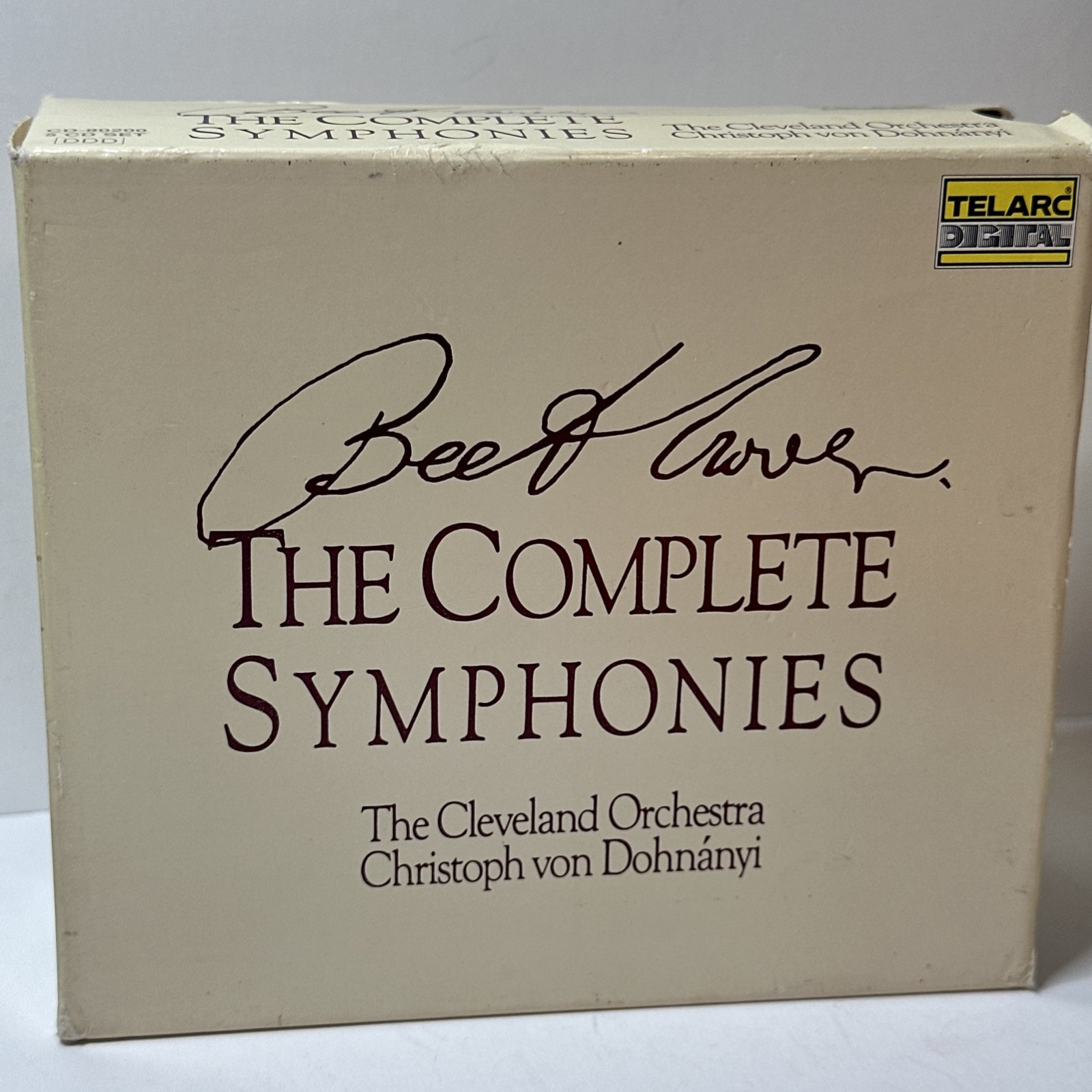 The Complete Symphonies 1-9 CD Set 1989 Ludwig van Beethoven Cleveland Orchestra The Complete Symphonies 1-9 CD Set 1989 Ludwig van Beethoven Cleveland Orchestra