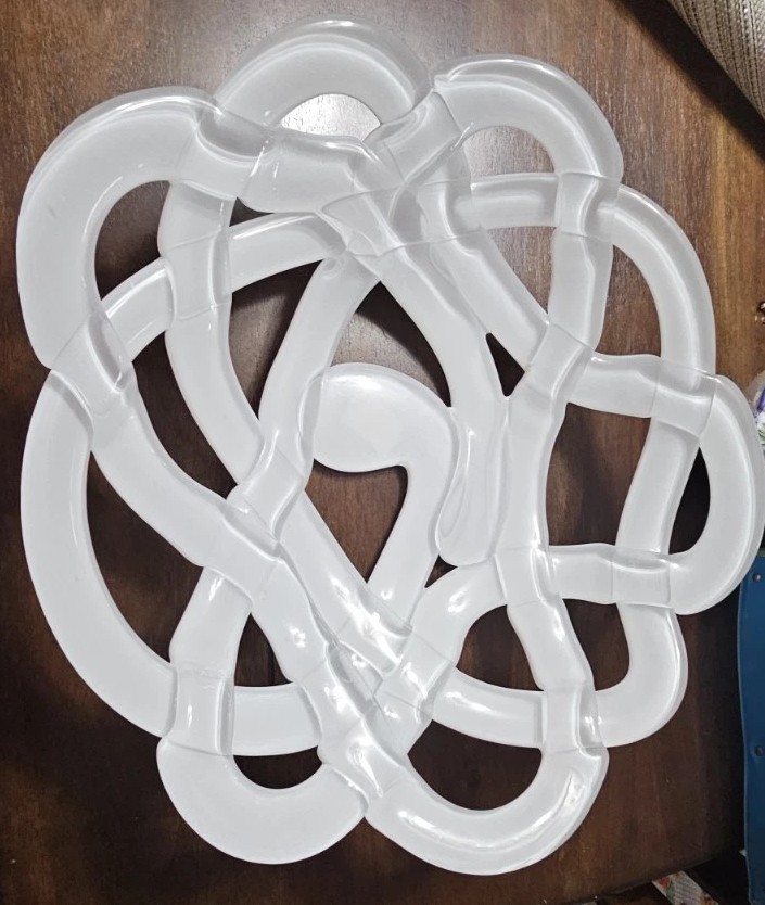 Beautiful White Kosta Boda Art Glass Basket Bowl by Anna Ehrner Sweden Beautiful White Kosta Boda Art Glass Basket Bowl by Anna Ehrner Sweden