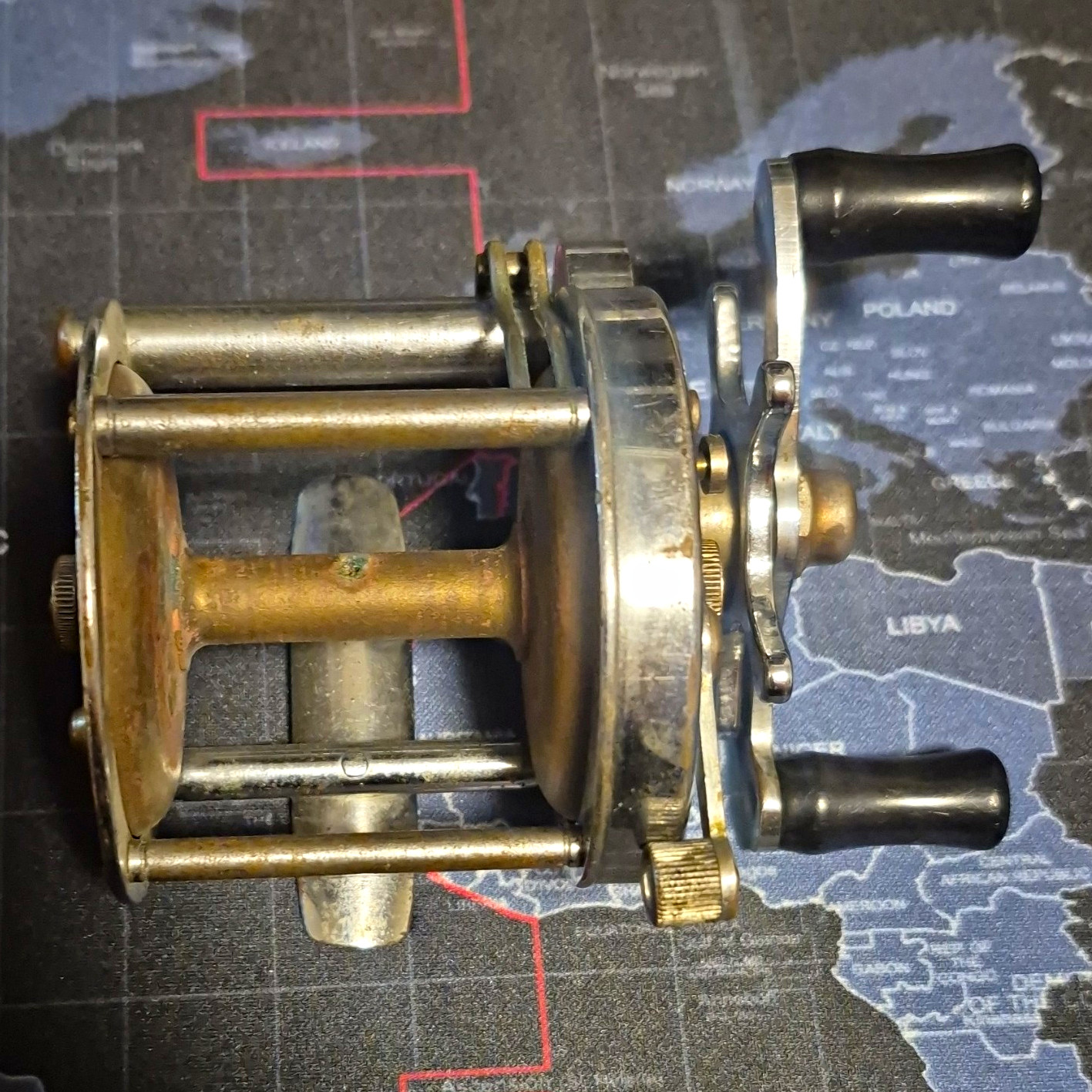 PRISTINE Vintage Pflueger Rocket No 1355 Reel - Heavy Chrome - FLAUNT-WORTHY