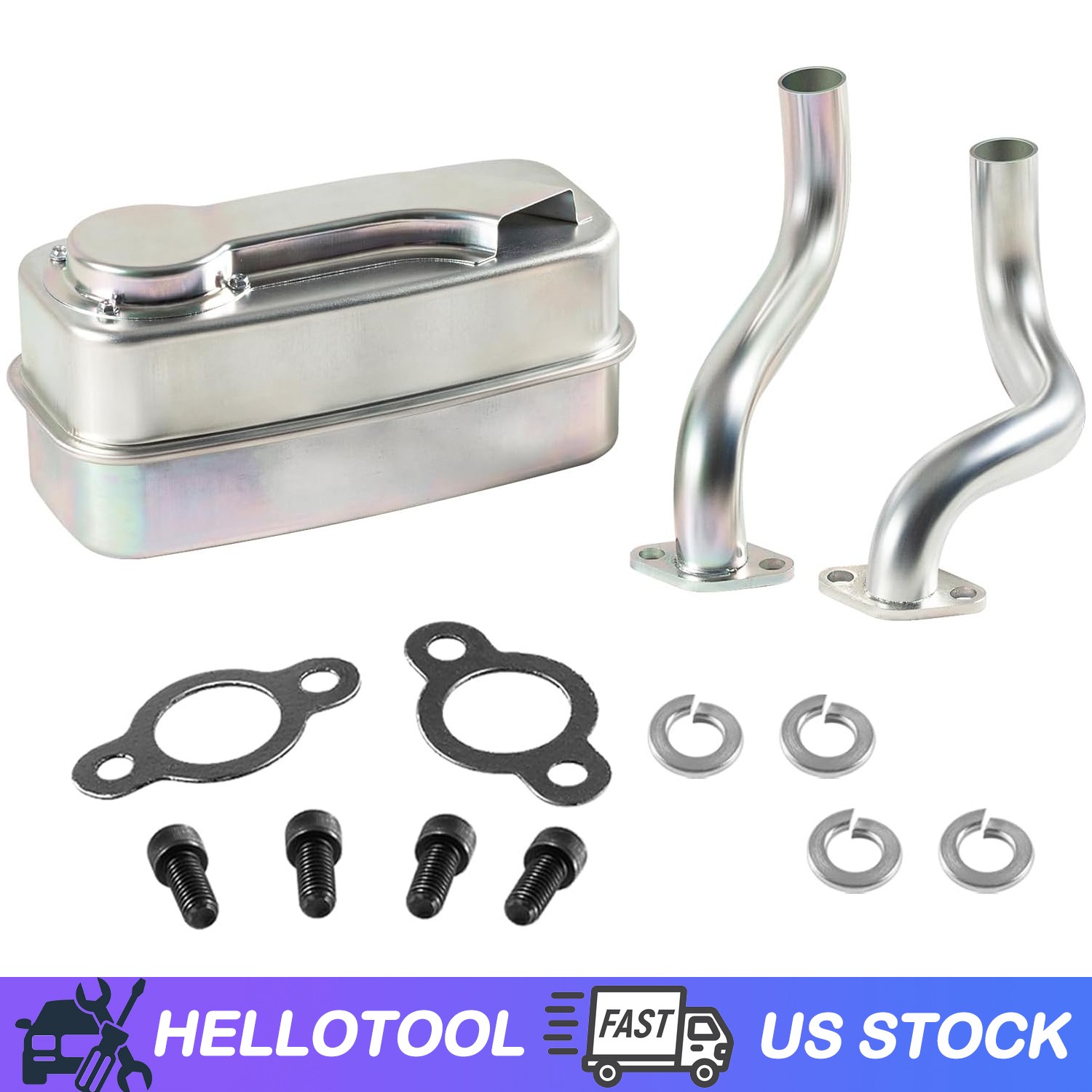 For Kohler Courage Select Twin-Cylinder Engines 3278601S Generator Muffler Kit
