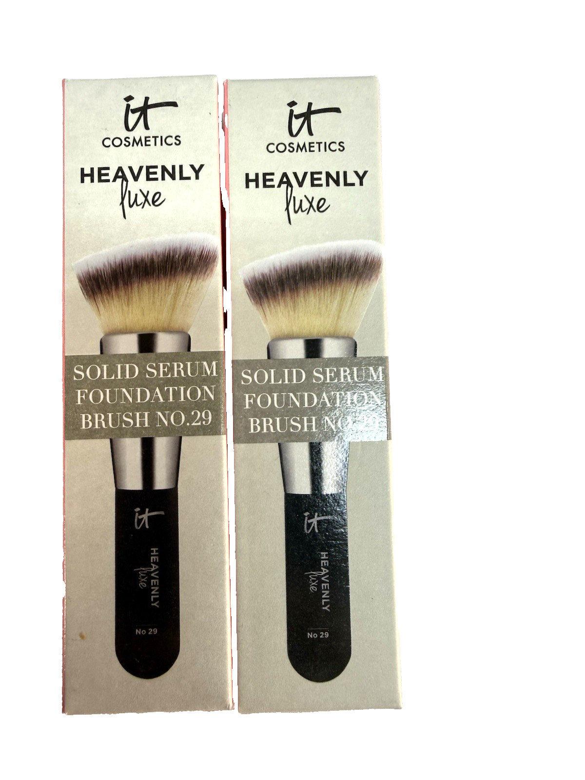 IT Cosmetics Heavenly Luxe Solid Serum Foundation Brush No. 29- 2 pack NIB IT Cosmetics Heavenly Luxe Solid Serum Foundation Brush No. 29- 2 pack NIB