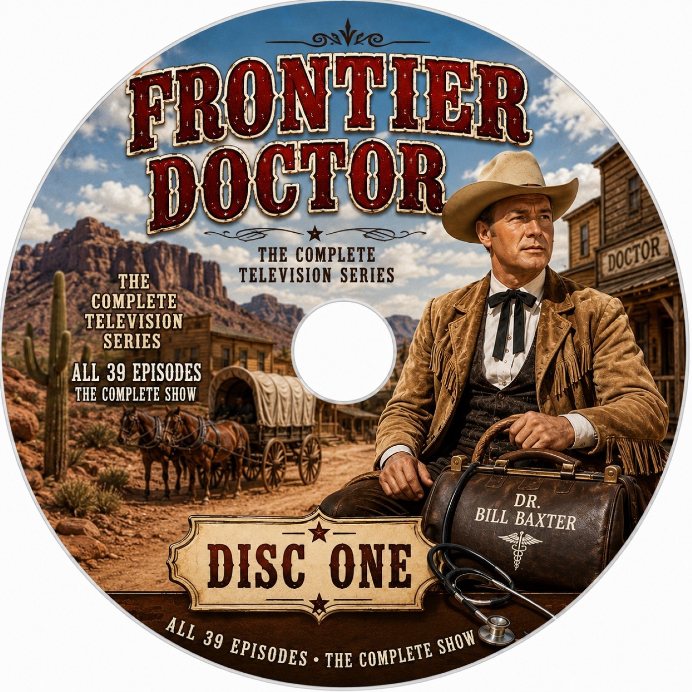 Frontier Doctor (1958) Classic Western TV Series DVD – 39 Episodes