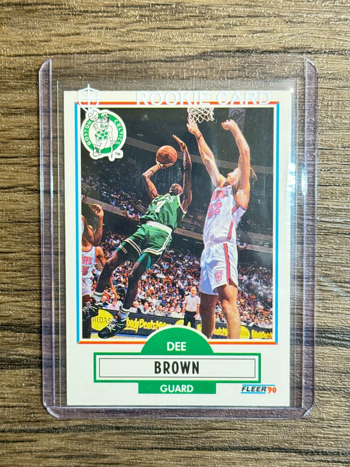 1990-91 Fleer UPDATE Basketball DEE BROWN ROOKIE CARD #U-6 (RC) Celtics