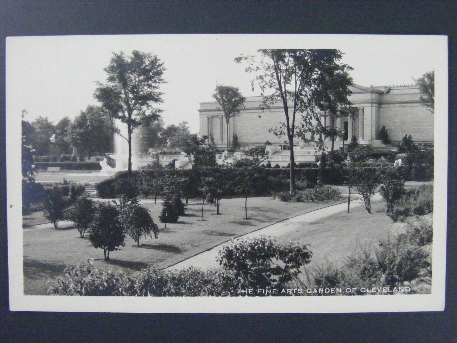 Cleveland Ohio OH Fine Arts Garden Real Photo Postcard RPPC 1924-49 Vintage Vtg Cleveland Ohio OH Fine Arts Garden Real Photo Postcard RPPC 1924-49 Vintage Vtg